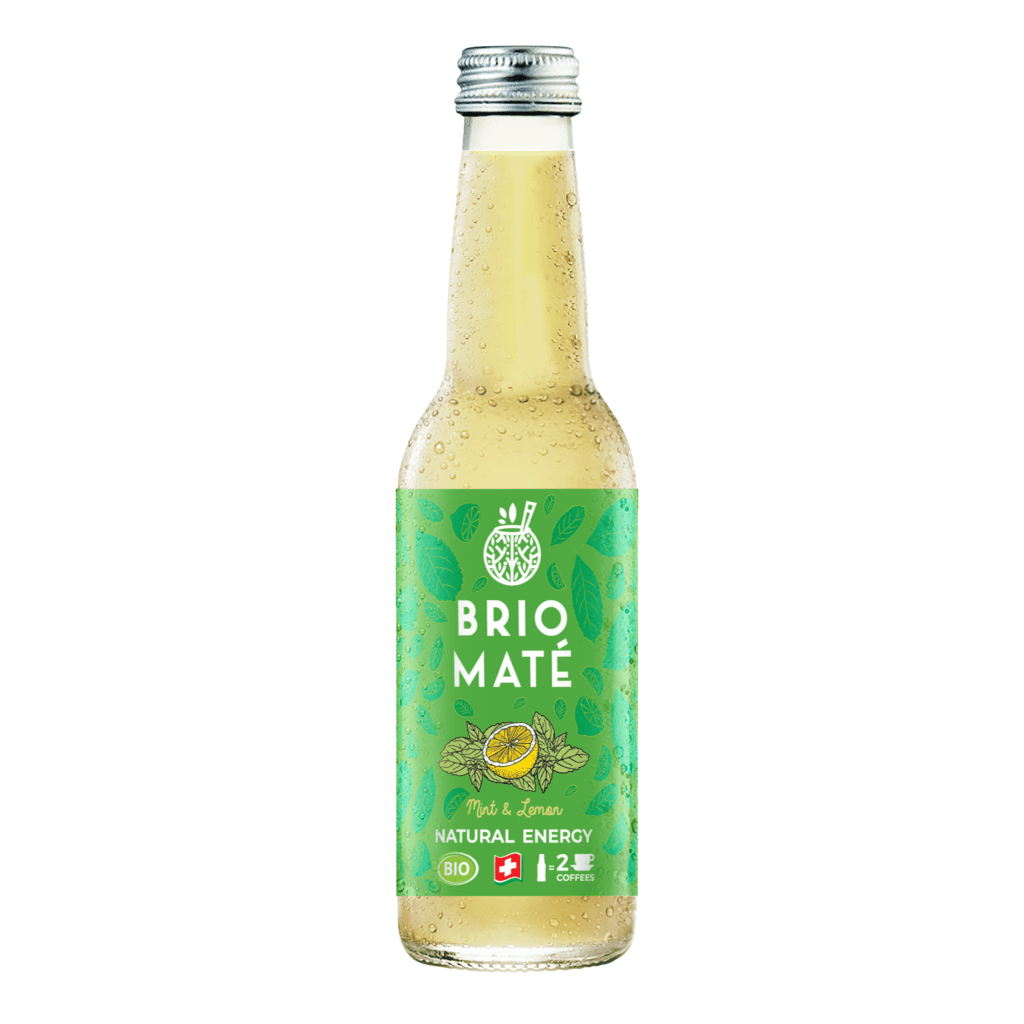 BRIO MATÉ - MENTHE & CITRON BIO - 330ML
