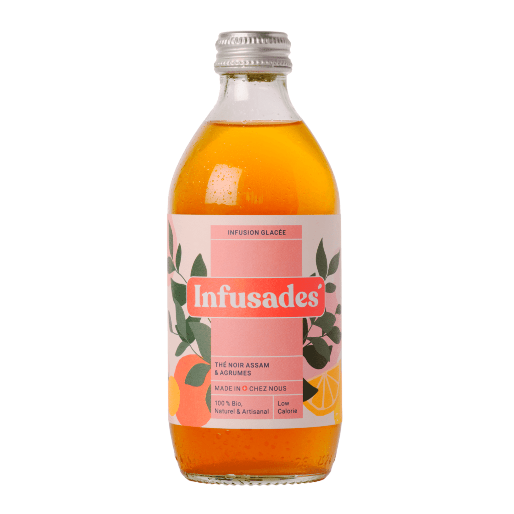 INFUSADES THÉ NOIR BIO ASSAM & AGRUMES - 330ML