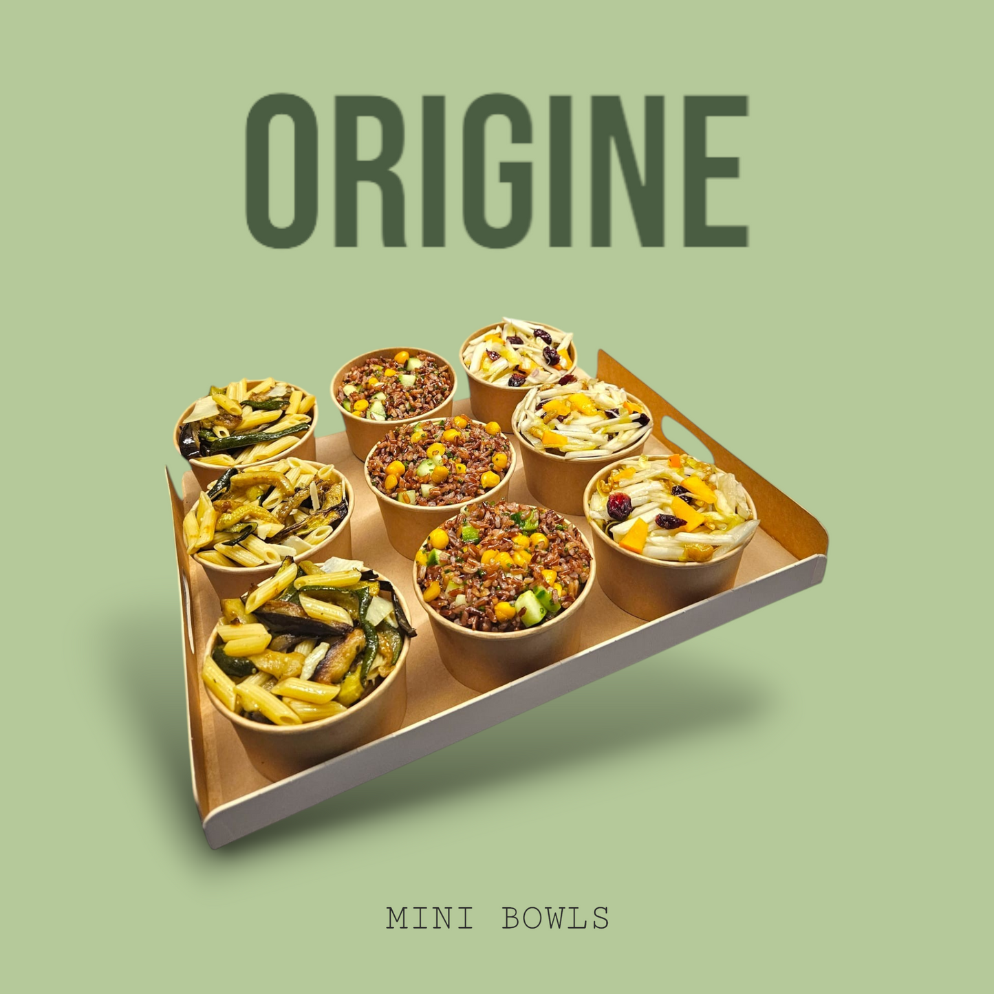 MINI PENNE LEGUMES GRILLÉS🥦•RIZ ROUGE POULET •DUO D'ENDIVES CRANBERRIES