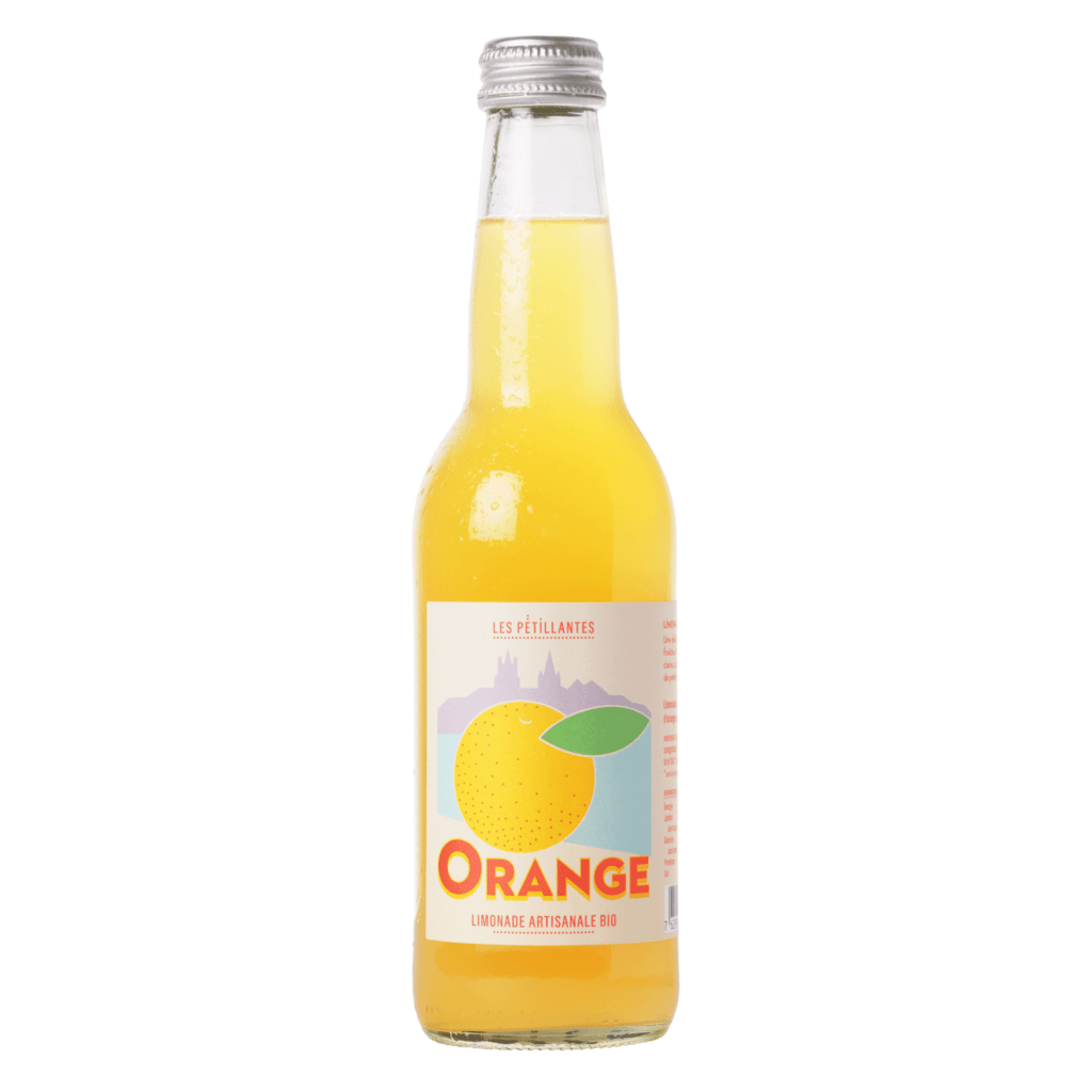 LIMONADE ARTISANALE BIO ORANGE - 330ML