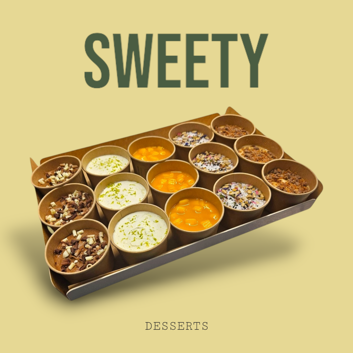 MINI DESSERTS (assortiment 15 pces)