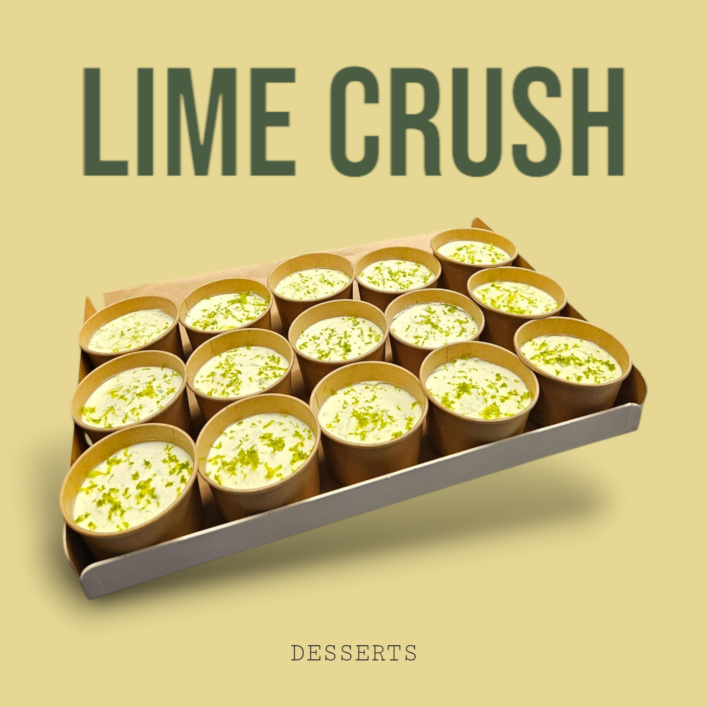 MINI CHEESECAKE AU CITRON VERT🍋
